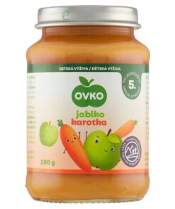 Kojenecká výživa jablko karotka 190g Novofruct