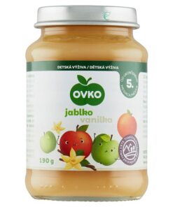 Kojenecká výživa jablko vanilka 190g Novofruct