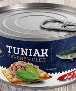Tuniak v oleji 185gPP130g drvený Pietro