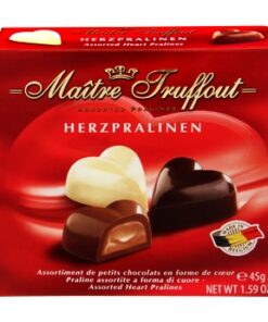 Dezert Pralinky mix 45g srdiečka Maitre Truffout