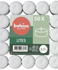 Sviečka čajová 50ks Bolsius