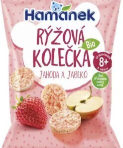 Ryžové kolieska 35g jahoda jablko Kaumy