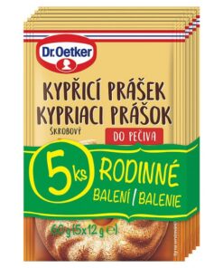 Kypriaci prášok do pečiva 5 balíček 60g Dr.Oetker