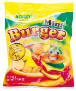 Cukríky Burger mini 250g Woogie