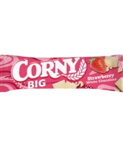 Tyč.Corny cer.40g jahoda biela čokoláda
