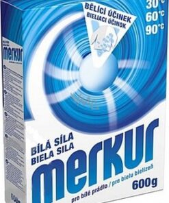 Prac.práš.Merkur 600g biela sila