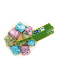 VN Čokoládové zajačiky 80g sieť.Gunz