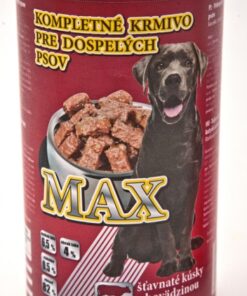Konzerva Max 1,24kg pes-hovädzia