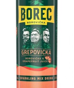 Borovička Borec grep 6% 0,25l CAN