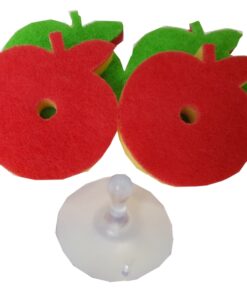 Hubky na riad 4ks jab.kvet