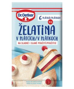 Želatína v plátkoch 10g