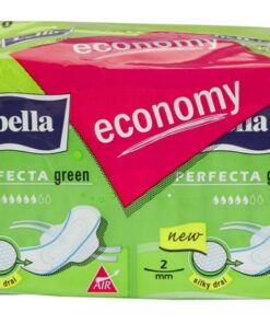 Vložky Bella 20ks zelené  Perfekt slim silky drai