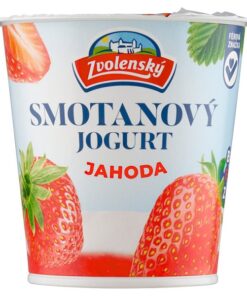 Jogurt Zvolenský smotanový 145g jahoda*