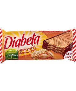 Oblátka DIABETA 32g arašidová náplň