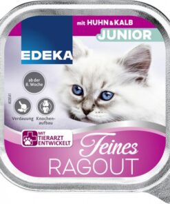 Krmivo mačka junior kura.tela.100g EDEKA vanička