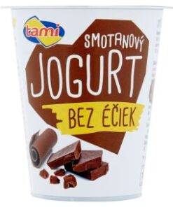Jogurt smotanový bez Éčok.135g čokoláda