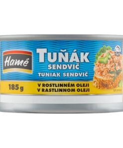 Tuniak v oleji 185gPP130g drvený*Hamé