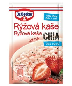 Ryž.kaša Chia jahody 50g bezglutén Dr.Oetker