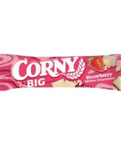 Tyč.Corny cer.40g jahoda biela čokoláda