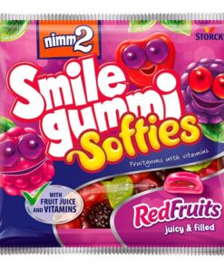 Cukríky Nimm2 90g Smile Red Fruits Softies