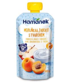 Hamanek DP 100g marhuľa tvaroh ovoc.kapsička