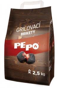 Drevené brikety 2,5kg Pepo