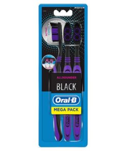 Zubná kefka OralB čierna 3ks medium