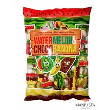 Cukríky Melon/Čok.banán 300g TOL furé