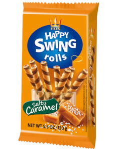 Trubičky Happy Swing 150g slaný karamel