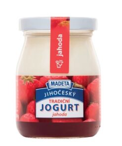 Jogurt Juhočeský 200g jahod.Madeta