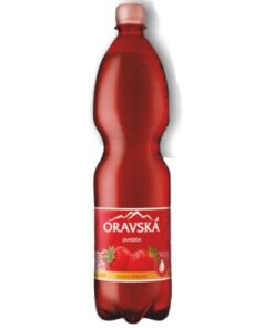 Minerálka Oravská RED 1,5L jahoda PET