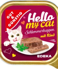 Krmivo mačka hovädzie 100g G&G vanička