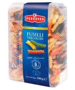 Cestoviny Podravka fussili trojfarebné 500g