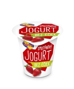 Jogurt smotanový bez Éčok 135g jahoda