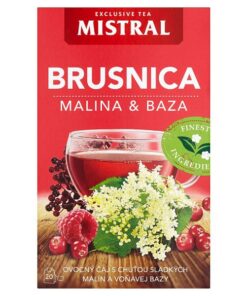 Čaj Mistral 40g brusnica malina baza