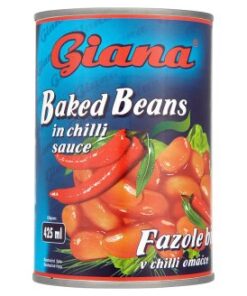 Fazuľa biela chili omáčka 410g Giana