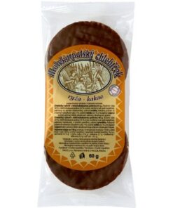 Chlebík Malokarpatský ryžový kakaový 60g Racio