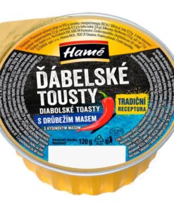 Diabolske tousty s hydinou 120g Al Hame