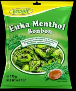 Cukríky Eukaliptus Mentol 175g Woogie