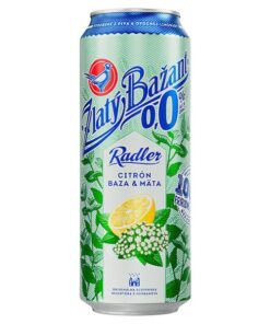 Pivo Zlatý Bažant cit.baz.mät.0,5L CAN 0,0% Radler