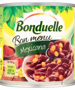 Fazuľa červená kukurica pikant 430g Bonduel