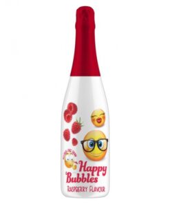 Happy Bubbles 0,75L malina šumivý nápoj