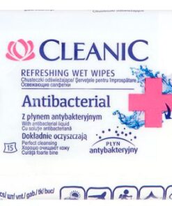 Vlhč.ut.Cleanic antib.15ks