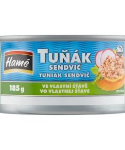 Tuniak vo vlastnej šťave 185gPP130g Hame