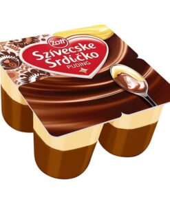 Puding Srdiečko 4x125g čok.vanil
