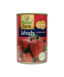 Kompót Jahoda 400g PP160g Natur farm plech