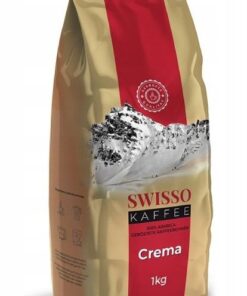 Káva Swisso 1kg zrno crema 100% arabica