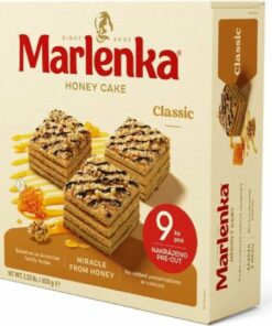 Torta Marlenka med 600g krájana 9 porcií vl.orechy