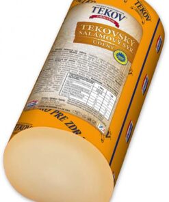 Syr Tekovský salámový údený cca2kg   Obsahuje:Al
