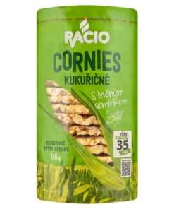 Chlebíčky Cornies kukurično.ľanové 115g Racio